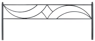 Ограда металлическая №17