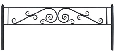 Ограда металлическая №24