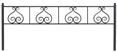 Ограда металлическая №25