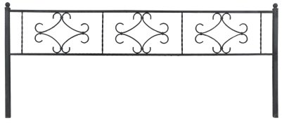 Ограда металлическая №3