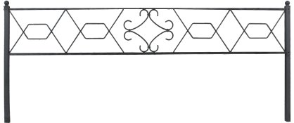 Ограда металлическая №4